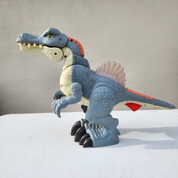 Fisher-Price Imaginext LARGE Jurassic World Dinosaur Spinosaurus Toy With Lights - Picture 4 of 12